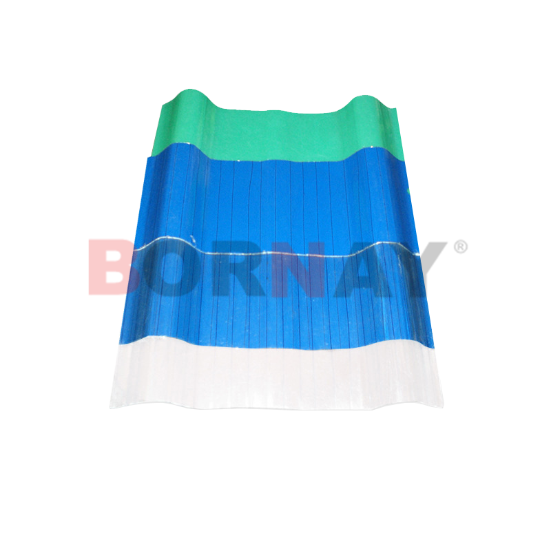 Material and manufacturing process of fiberglass roof panels